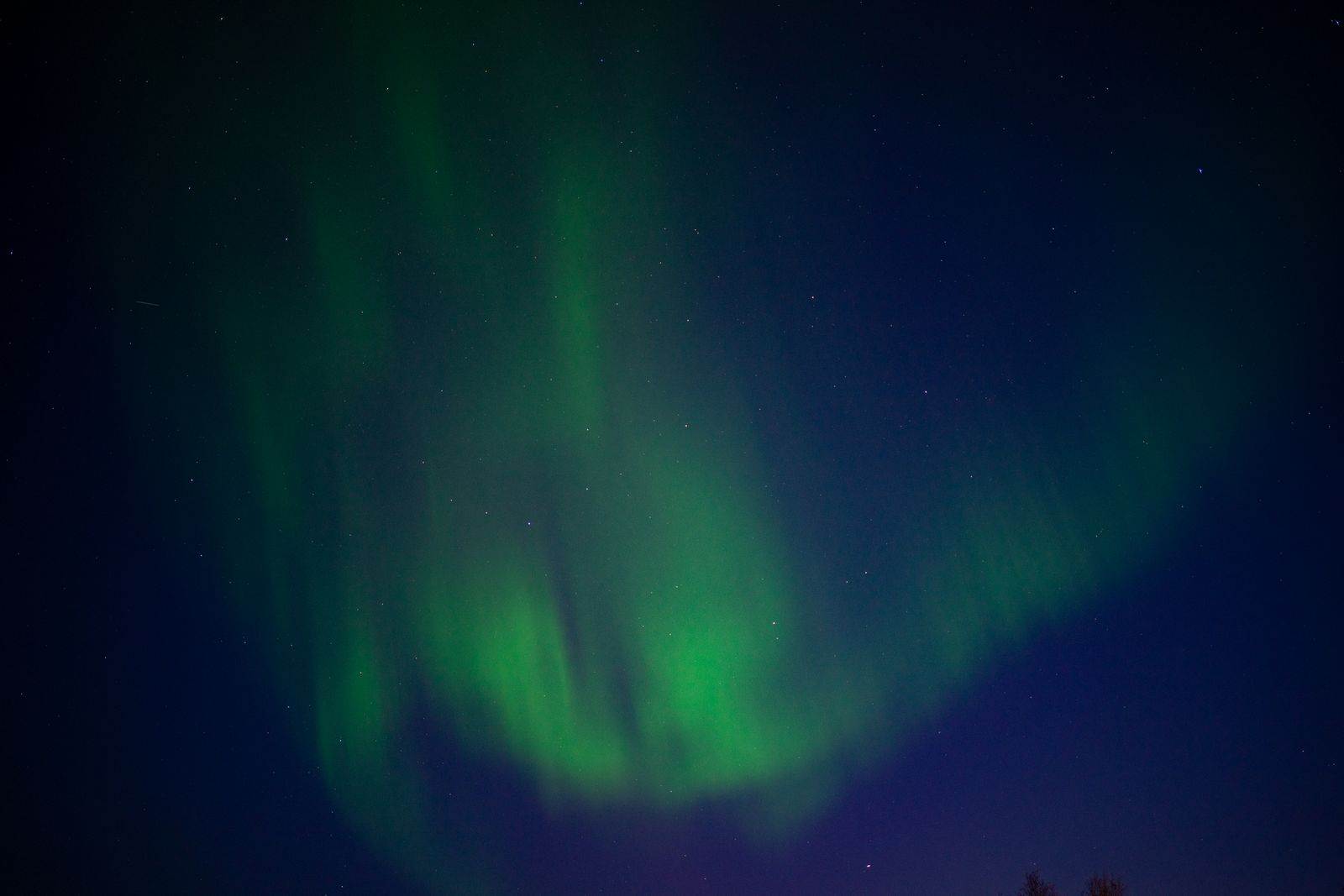 Green Aurora Borealis