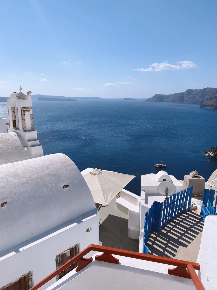 terraces on santorini greece — Developers · Central African Republic: Rooftop check-in: boarding passes and hotel keys, all on the phone.