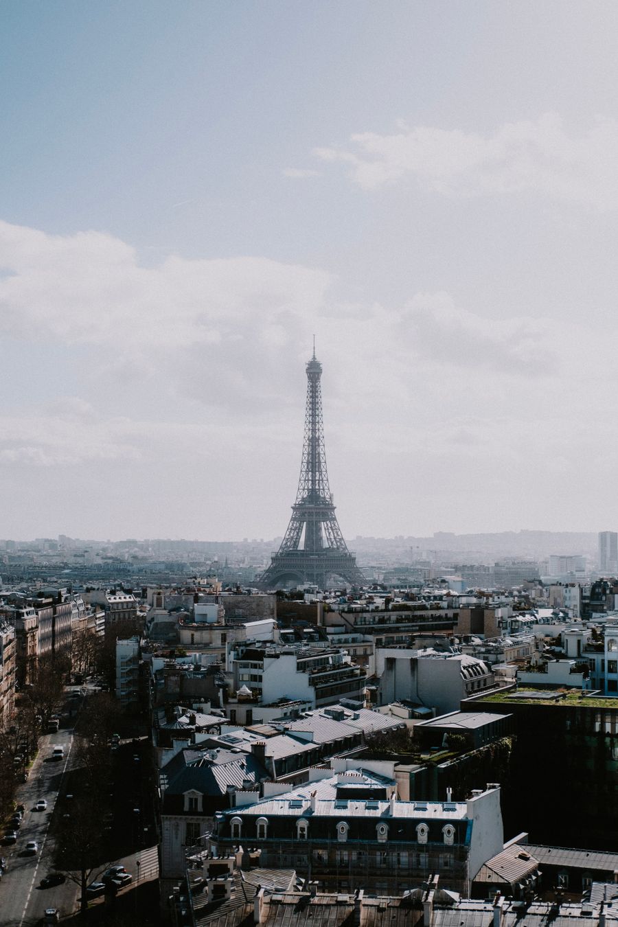 clouds around eiffel tower — Developers · Thailand: Plazas and promenades: video calls home with the view behind you.