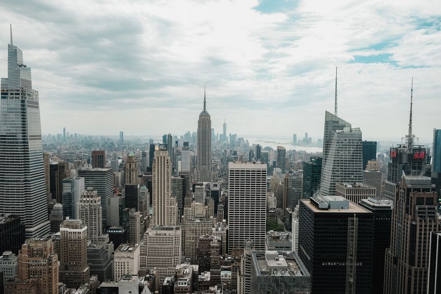 new york cityscape — Developers · Italy: City lights after dark — the eSIM doesn't care what time it is.