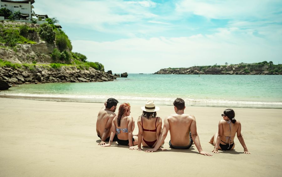 a group of friends on the seashore — Developers · Montenegro: The status page is public — uptime you can verify, not claim.