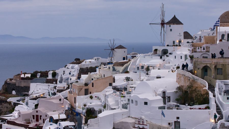 oia village on santorini