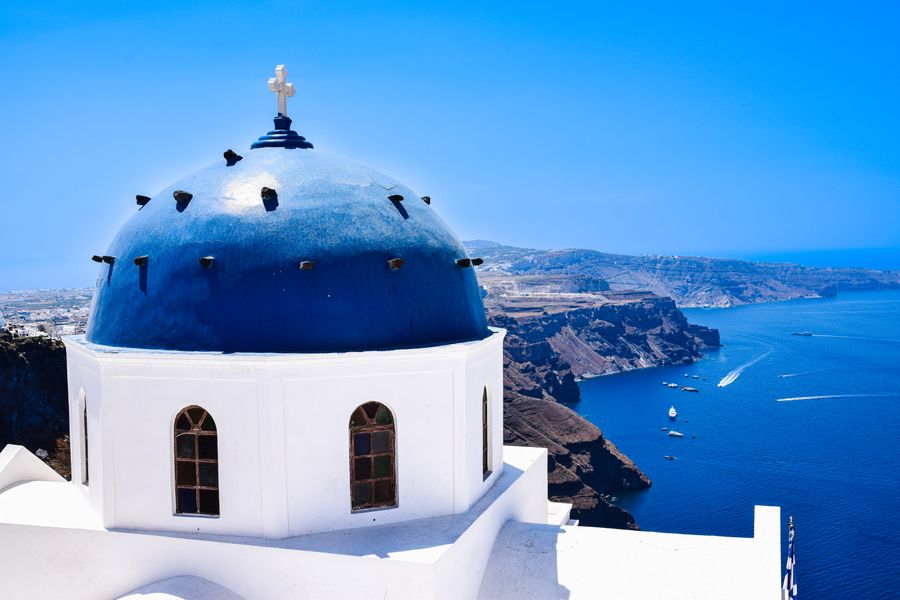 church with dome and sea — Developers · Palestine: Street level: navigation, rideshares and reviews, all instant.