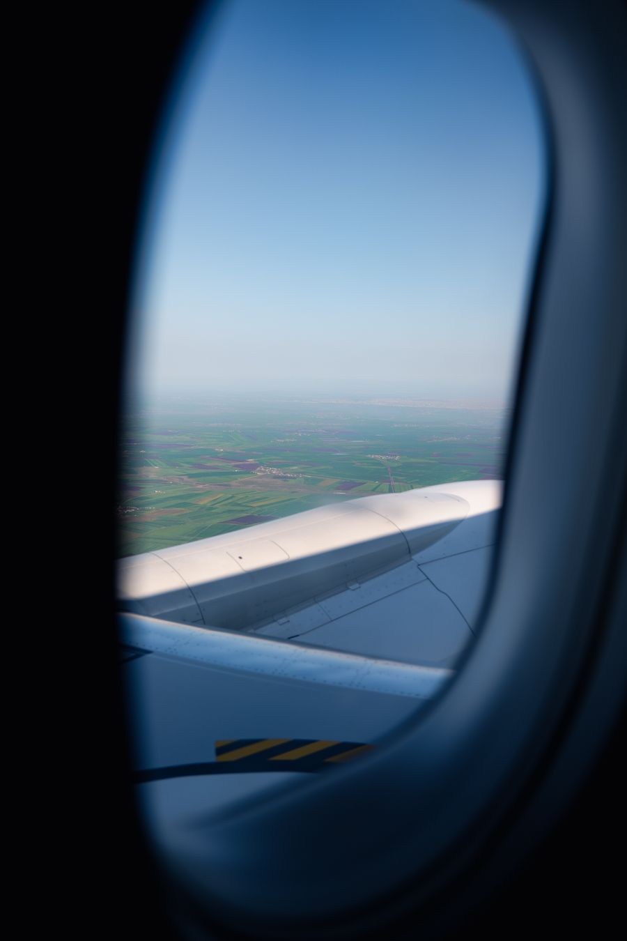 view from an airplane window — Developers · Chile: Sunrise hikes start with a weather check — data on, boots on.