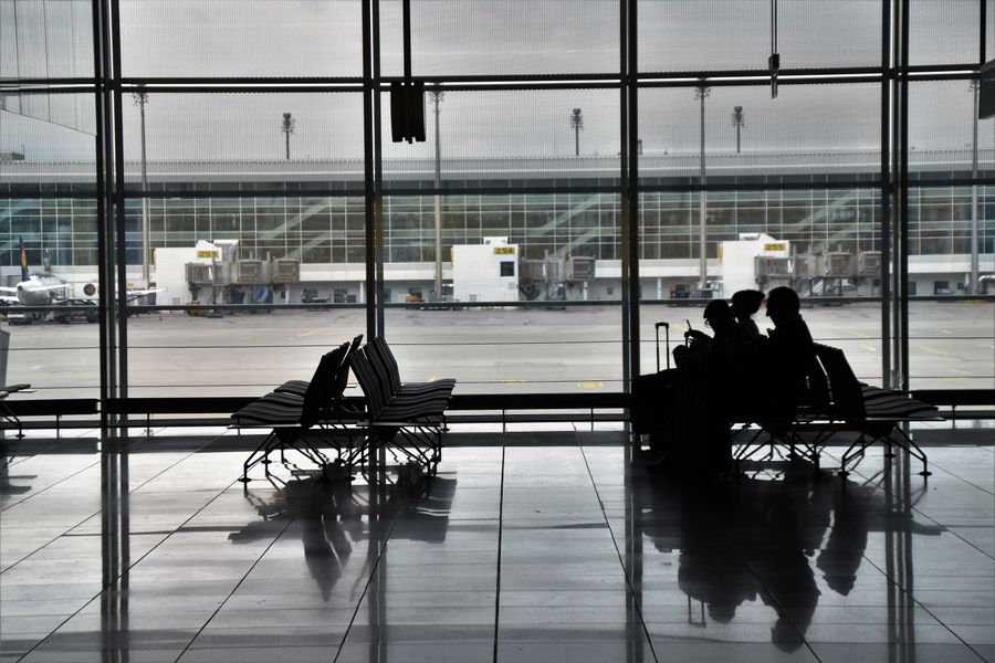 people sitting on chairs in airport — Developers · Samoa: The commute, handled: podcasts downloaded, messages sent, no dead zones.