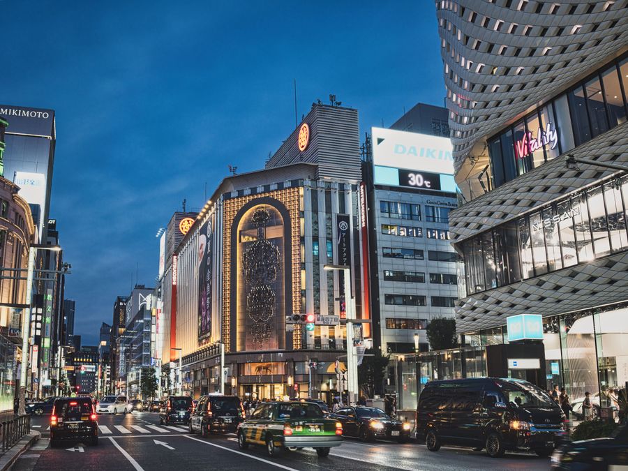 evening street view of ginza tokyo s shopping district — Developers · Ecuador: Coast roads and country lanes — the map keeps up wherever you roam.