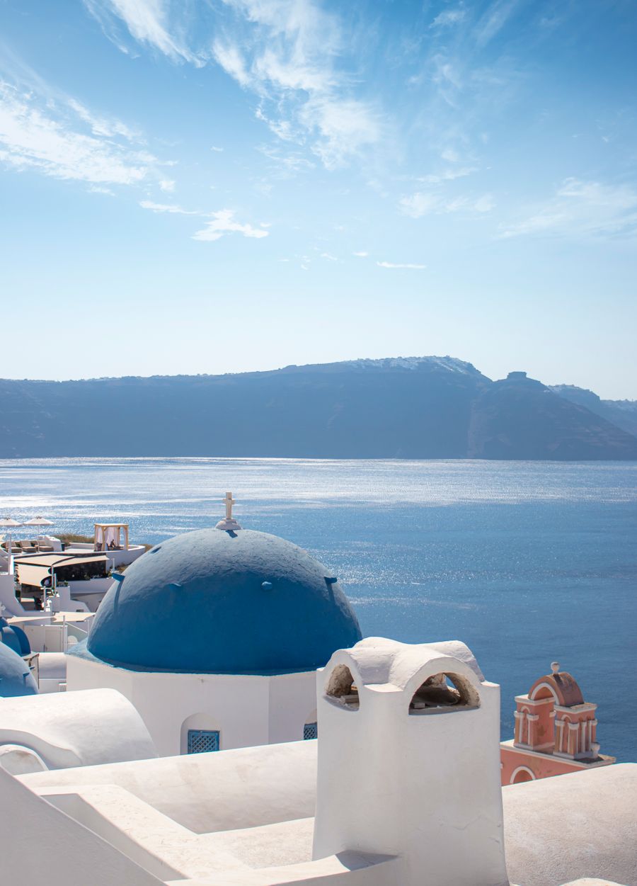 view of seashore from santorini in greece — Developers: The status page is public — uptime you can verify, not claim.